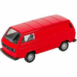 Modelīši - VW T3 kravas, sarkans, 1:43, Welly