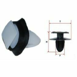 Moldinga turētājs, 10mm Fiat, Citroen, Peugeot bus  1gab.