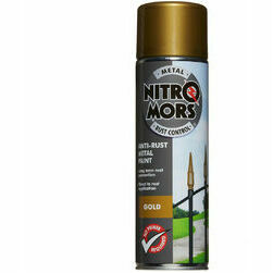 NitroMors antikorozijas krāsa metālam, Zelta, aerosolā 500ml