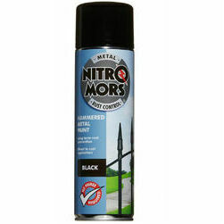 NitroMors Hammered krāsa metālam, melna, aerosolā 500ml