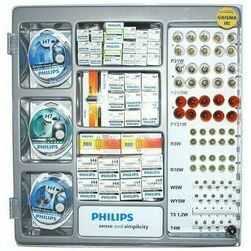 Philips autolampu sienas stends