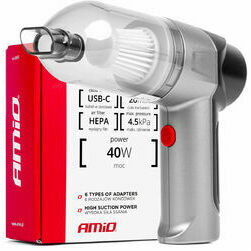 Putekļusūcējs automašīnai, lādējams, USB-C, 12V, 40W