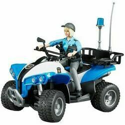 Rotaļlieta Policijas kvadracikls ar policistu