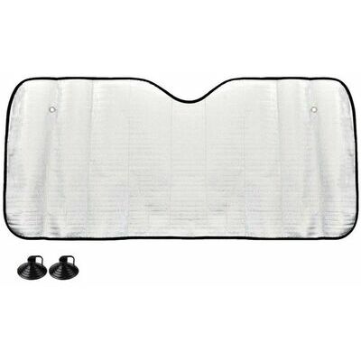 Saulessargs auto vējstiklam 70x145cm, sudraba