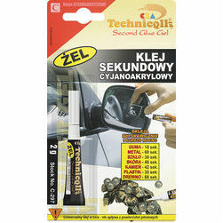 Ātras fiksācijas līme, želejveida, 2g