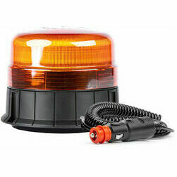 #Signālgaisma oranža LED, magnētiska, 39 superLED, 12/24V, IP56