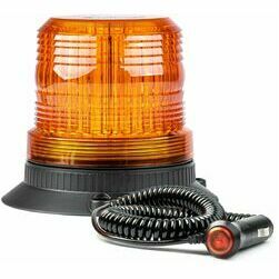 Signālgaisma oranža LED, magnētiska, 80 LED, 12/24V, IP56