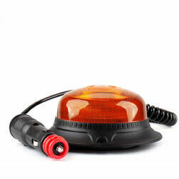 Signālgaisma oranža LED mini, magnētiska, 18 superLED, 12/24V, IP56