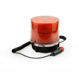 Signālgaisma oranža LED, stroboskopiska, magnētiska,12V