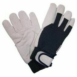 Siltin. cūkādas cimdi ar auduma virsp. un kl , No.10