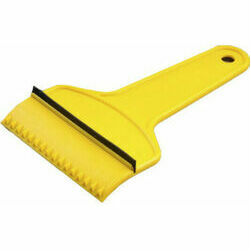 Skrāpis ledum ar kātu un gumiju