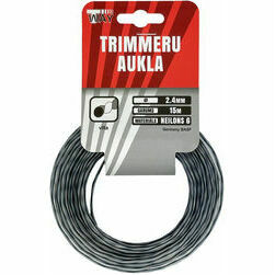 T-Way aukla trimmerim ar serdi, vīta, 2.4mm x 15m