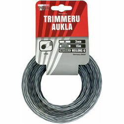 T-Way aukla trimmerim ar serdi, vīta, 3mm x 15m