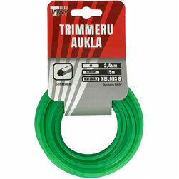 T-Way aukla trimmerim, sešstūra, 2.4mm x 15m