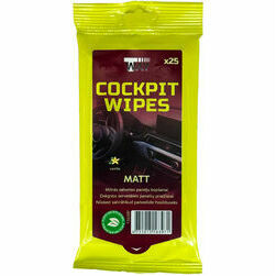 T-Way mitrās salvetes paneļu kopšanai, Matt, Vanilla, 25gab.