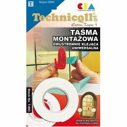 Technicqll Abpusējā līmlenta, universālā 19mm x 1,5m
