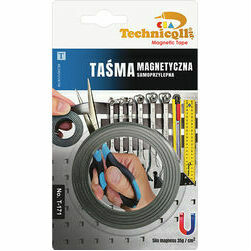 Technicqll Magnētiskā līmlenta, 1m x 2cm x 1.5mm