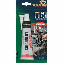 Technicqll silikona hermētiķis 300°C, 70ml, sarkans