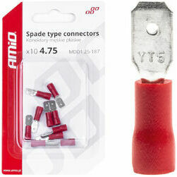 Uzgalis plak. paps, 4.75mm, 0,5-1,5mm2, sark,10gab