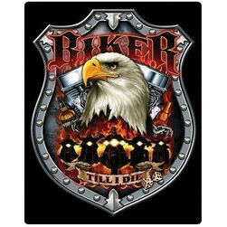 Uzlīme - Biker Till Die 15x19cm