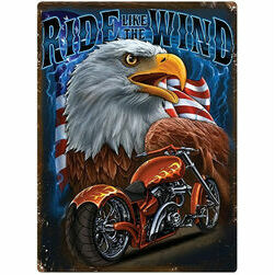 Uzlīme - Ride Like the Wind 15x20,5cm