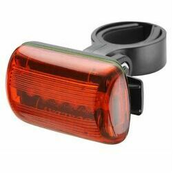 Velo aizmugurējais 5 LED lukturis uz 2 AAA baterijām