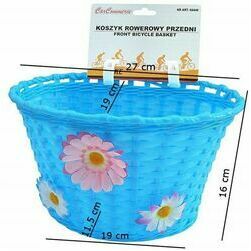 Velo bērnu groziņš, uzkarinams uz stūres, zils