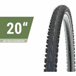 Velo riepa, ielas ar atstarojošu malu 20 x 1.75