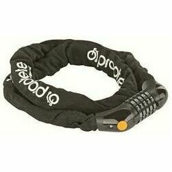 Velo saslēgs no ķēdes ar šifra atslēgu, 120 cm