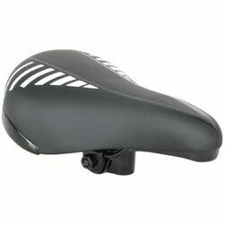 Velo sēdeklis MDR 240x150, melns ar baltām svītrām
