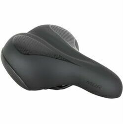 Velo sēdeklis MDR 255x210, melns ar melnu zīmējumu