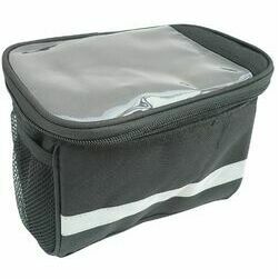 Velo soma stiprināma pie stūres, melna