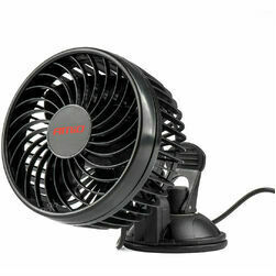 Ventilators 12V, ar piesūcekni, Amio